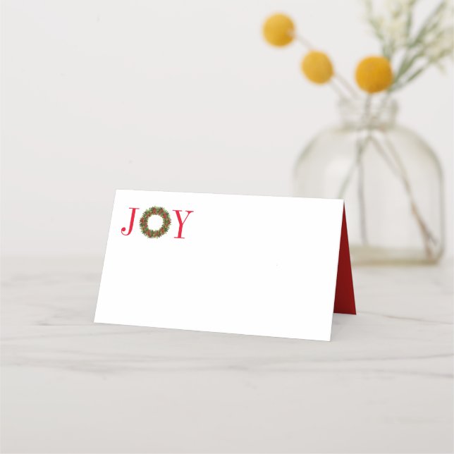 Jul-Bord-ortskort Placeringskort (Framsida)