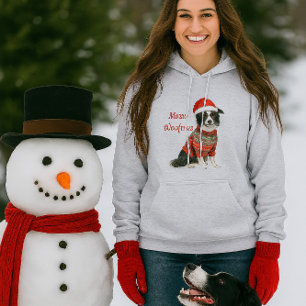 Jul Border Collie Hundälskare T Shirt