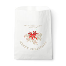 Jul Botanical Holly Grenar och Poinsettias