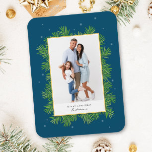Jul Botanicals Greenery Simple Elegant Photo Magnet