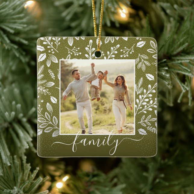 Jul Botaniker Ceramic Ornament (Träd)