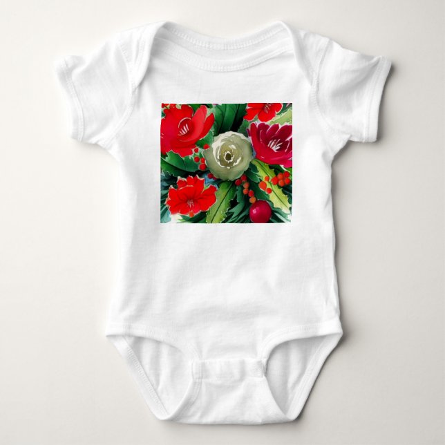 Jul Bouquet T Shirt (Framsida)