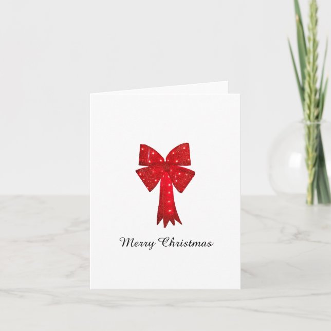 Jul Bow Helgkort (Framsida)