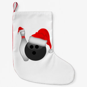 Jul Bowling Ball and Pin Liten Julstrumpa