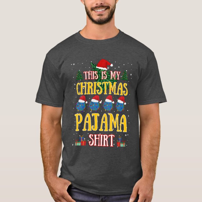 Jul Bowlinghis är min vän Pajama T Shirt (Framsida)