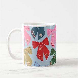 Jul Bows Coquette Blue Kaffemugg