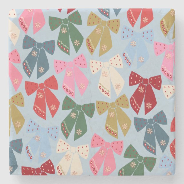 Jul Bows Coquette Blue Stenunderlägg (Framsidan)