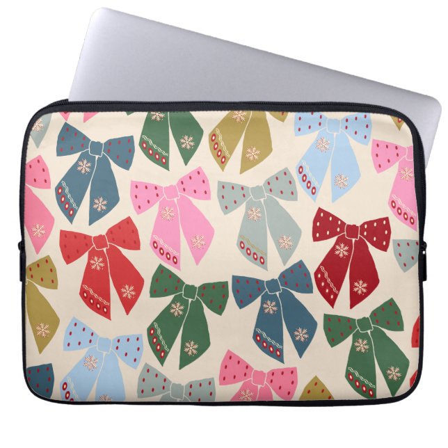 Jul Bows Coquette Laptop Fodral (Framsidan)
