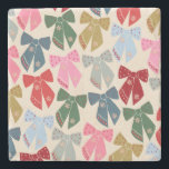 Jul Bows Coquette Stenunderlägg<br><div class="desc">Jul Bows - Coquette Rosett band.</div>