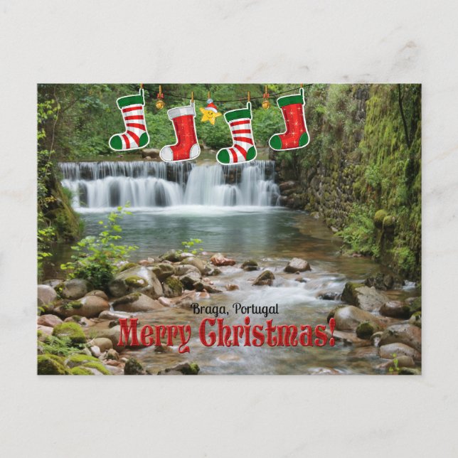 Jul, Braga, Portugal Vykort (Framsida)