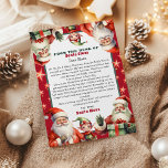 Jul brev från Personligen Santa och Elf Inbjudningar<br><div class="desc">Personlig brev från Jultomten. Ge ditt barn i år speciellt,  sött brev från Santa. Samling: https://www.zazzle.com/collections/love_christmas_collection-119212194434211063</div>