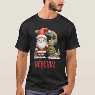 Jul Brev Rebecca Winter Brev Girls Namn T Shirt