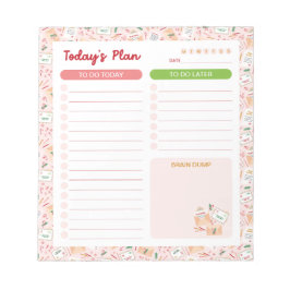 Jul Brev till Santa Daily To Do Planner Anteckningsblock