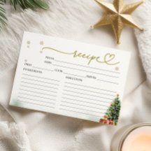 Jul Bröllopsdusch Duscha Receptkort