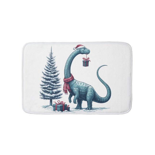 Jul Brontosaurus dinosaur Badrumsmatta (Framsidan)