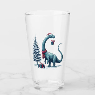 Jul Brontosaurus dinosaur Glaskopp