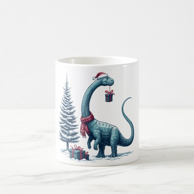 Jul Brontosaurus dinosaur Kaffemugg (Center)