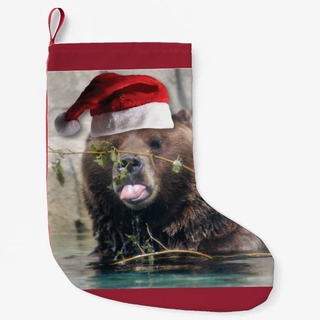 Jul Brown Bear Liten Julstrumpa (Framsidan)