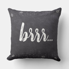 Jul, Brr., snöflingor, krita Kudde