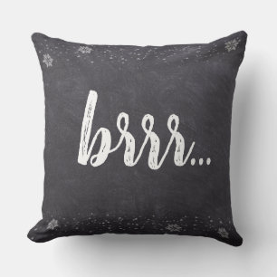 Jul, Brr., snöflingor, krita Kudde