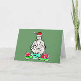 Jul Buddha teckning Helgkort