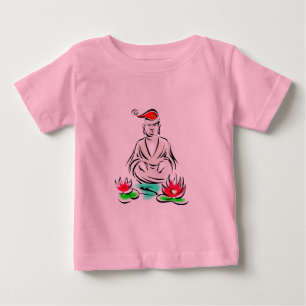 Jul Buddha teckning T-shirt