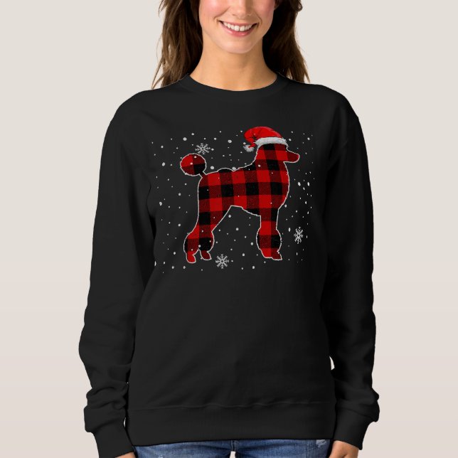 Jul Buffalo Play Hund jul Pudel Pa T Shirt (Framsida)