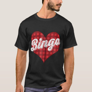 Jul Buffalo Play I Kärlek Bingo Gift T Shirt