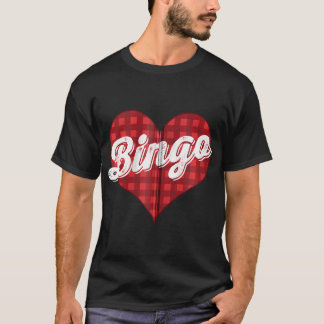 Jul Buffalo Play I Kärlek Bingo Gift T Shirt