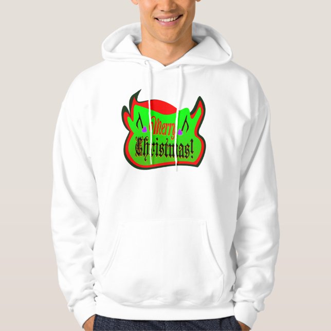 ♫♥Jul Bull Snygg Huva Tröja♥♪ Munkjacka (Framsida)