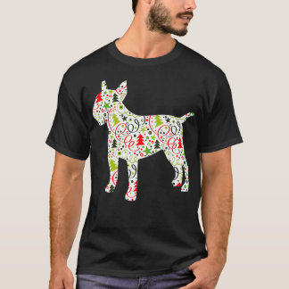 Jul Bull Terrier Hund Wrapping Papper T Shirt