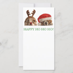 Jul Bullhundvaktkort Julkort