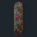 Jul Burgundy Poinsettia Flowers Vattenfärg Mini Skateboard Bräda 18,5 Cm<br><div class="desc">Detta vackra och vackra mönster är perfekt för julens julhelg. Den har burgudröd, ljusröd, grönt i skogarna och faux guld-handmålade vattenfärgpoinsettias, blommor, levande löv och bär mönster ovanpå en mörk marin blå bakgrund. Det är modernt, festligt, unikt och elegant. Stilisera med den här handmålade tryckningen från konstnären La Femme, Rachel...</div>