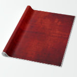 Jul Burgundy Red Typography Damask Presentpapper<br><div class="desc">papper radbrytning av trendigets vintage-burgundär kalligrafi.</div>