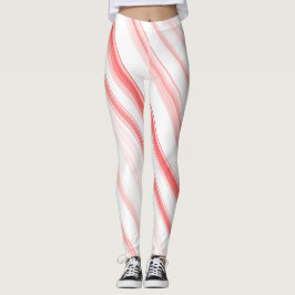 Jul Candy cane Compression Spandex Leggings