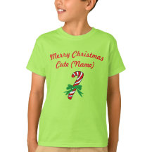 Jul Candy cane - David Kids Basic T-Shirt