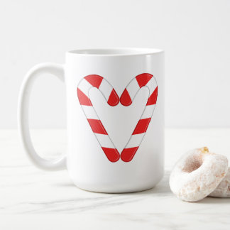 Jul Candy cane Heart Mugg