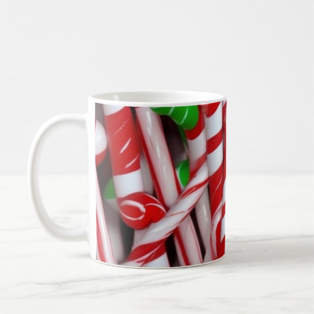Jul Candy cane Helgdag Mugg (Vänster)