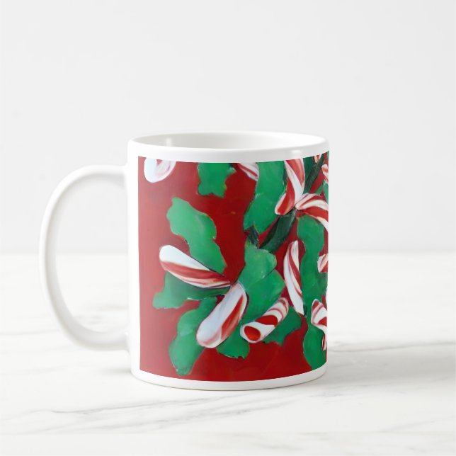 Jul Candy cane Helgdag Mugg (Vänster)