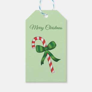 Jul Candy cane Presentetikett