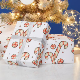 Jul Candy cane Presentpapper