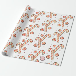 Jul Candy cane Presentpapper