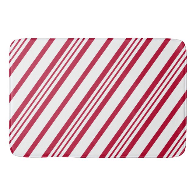 Jul Candy cane Rand Badrumsmatta (Framsidan)