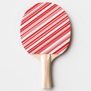 Jul Candy cane Red White Rand 4Cliff Pingisracket