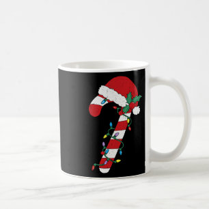 Jul Candy cane Santa Julafton Kids Småbarn Ungdom Kaffemugg