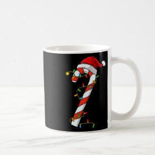 Jul Candy cane Santa Julafton Kids Småbarn Ungdom Kaffemugg