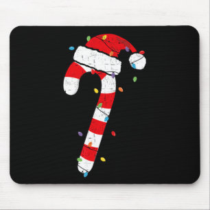 Jul Candy cane Santa Julafton Kids Småbarn Ungdom Musmatta