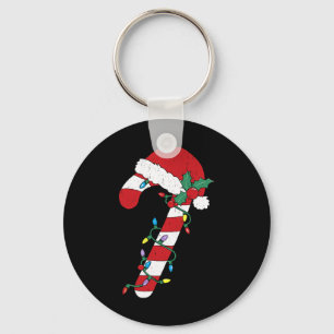 Jul Candy cane Santa Julafton Kids Småbarn Ungdom Nyckelring