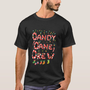 Jul Candy cane Santa Julafton Kids Småbarn Ungdom T Shirt
