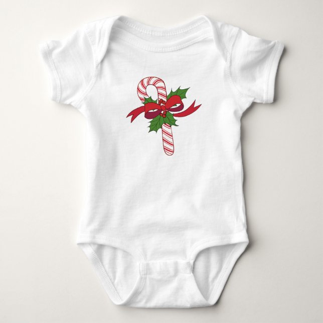 Jul Candy cane T Shirt (Framsida)
